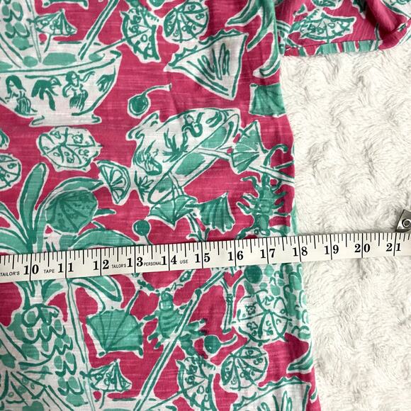 Lilly Pulitzer Cassie Pink Scorpion Bowl Holy Grail Knit Preppy Mini Dress S - Picture 8 of 8
